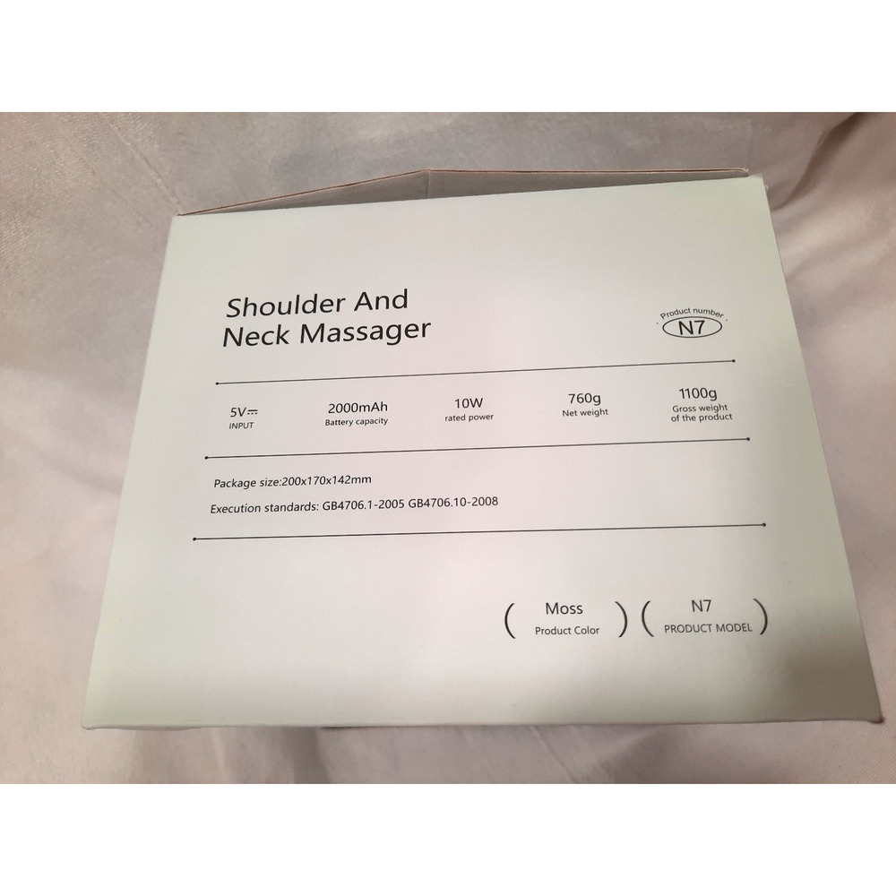 " SO " Massage New Sensory Experience Neck Massager New In Open Box SEE VIDEO - Picture 10 of 12